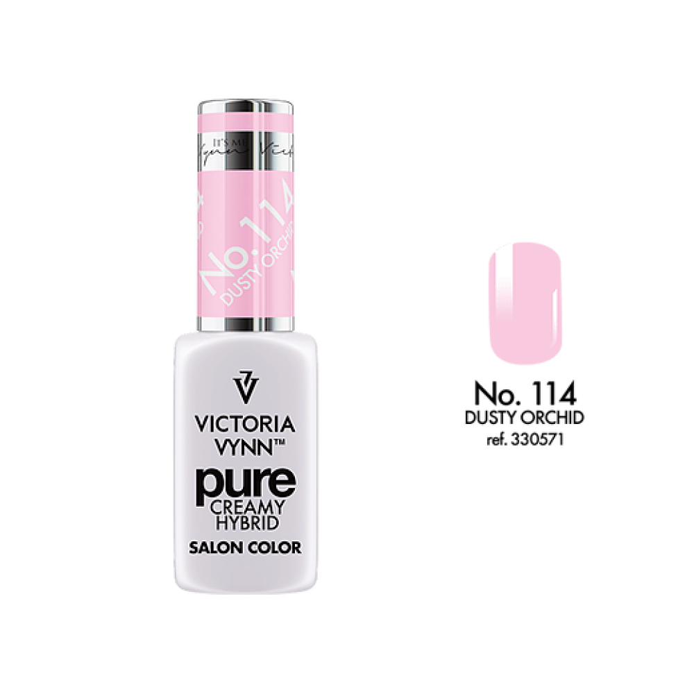 pure creamy hybrid salon color No.114 dusty orchid (TPO FREE)